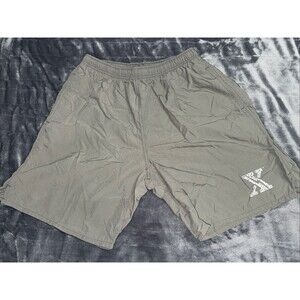 Vintage 80’s 90’s Retro USA Made Xstatx Swim Trunks Shorts L Gray